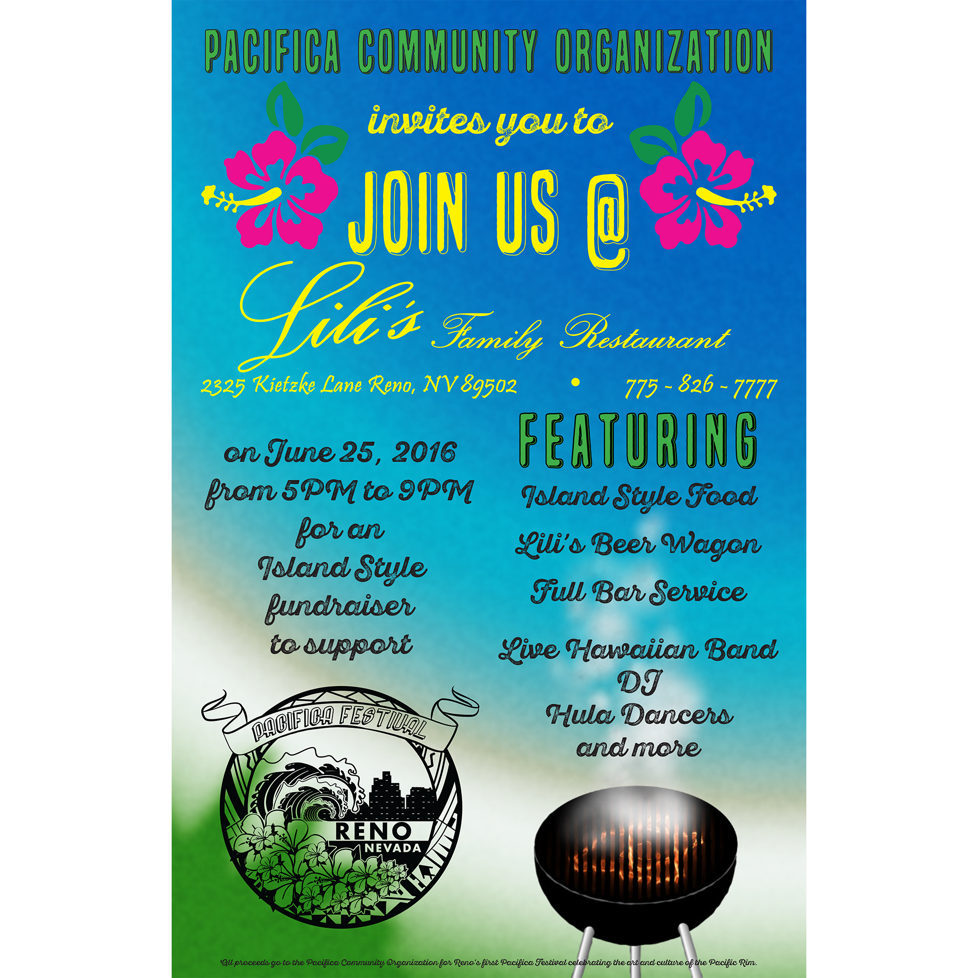 Fundraiser flyer